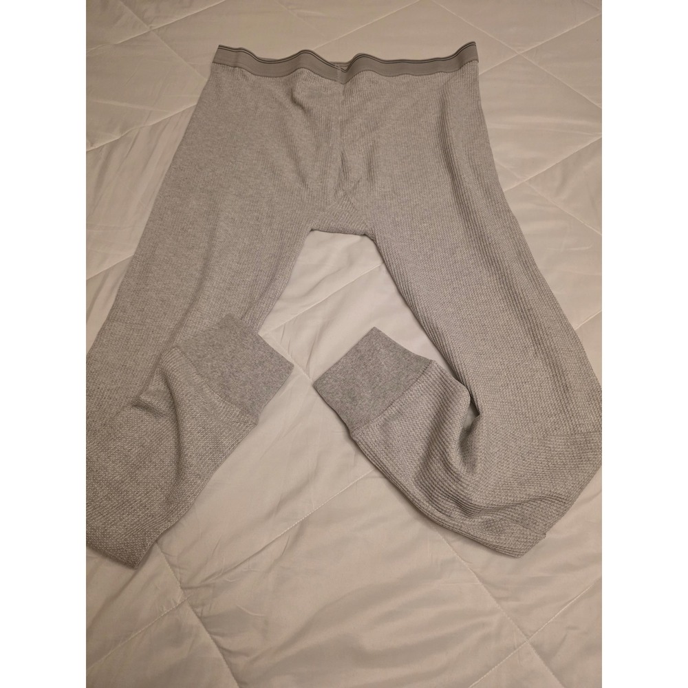 Mission Ridge Mens 2XL Gray Waffle Knit Thermal Long John Base Layer Pants - Picture 6 of 6